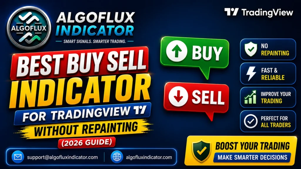 Best Buy Sell Indicator for TradingView Without Repainting 2026 Guide by AlgoFlux Indicator